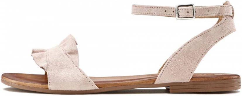 Lascana teenslippertjes in metallic-look