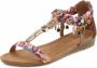 Lascana Sandalen Zomerschoen Sandalette zomerschoen met sierketting en sierstenen VEGAN - Thumbnail 3