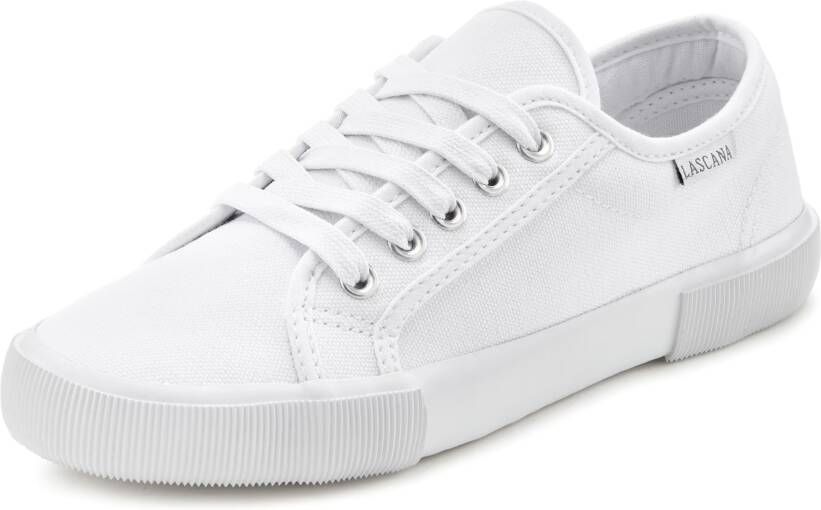 Lascana Sneakers van textiel veterschoen vrijetijdsschoen - Foto 2
