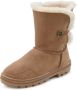 Lascana Winterlaarzen van knuffelig lamsvacht robuuste zool winterlaars snowboots - Thumbnail 2