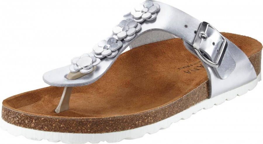 LASCANA Teenslipper zilver
