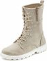 Lascana Veterlaarsjes voor veters modieuze uitstraling in combat-look ritslaarzen - Thumbnail 2