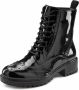 Lascana Veterschoenen Veterschoen enkellaarsjes leer veters en rits - Thumbnail 2