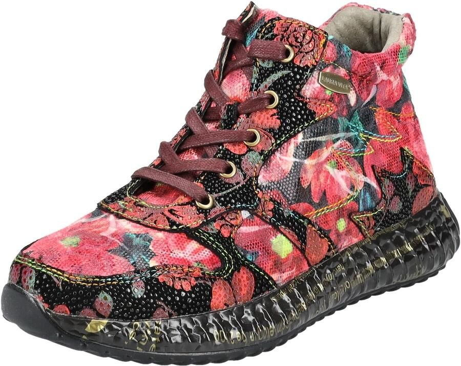 Laura Vita Sneakers laag groen rood zwart - Foto 2
