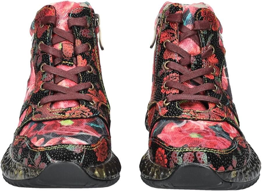 Laura Vita Sneakers laag groen rood zwart - Foto 3