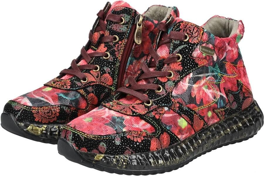 Laura Vita Sneakers laag groen rood zwart - Foto 6