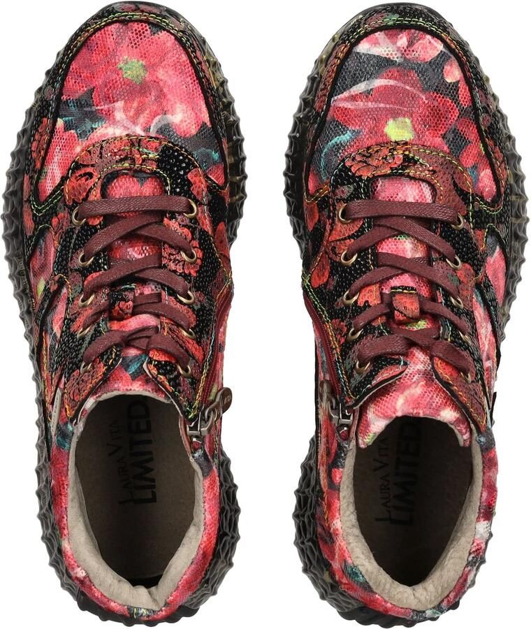 Laura Vita Sneakers laag groen rood zwart - Foto 5