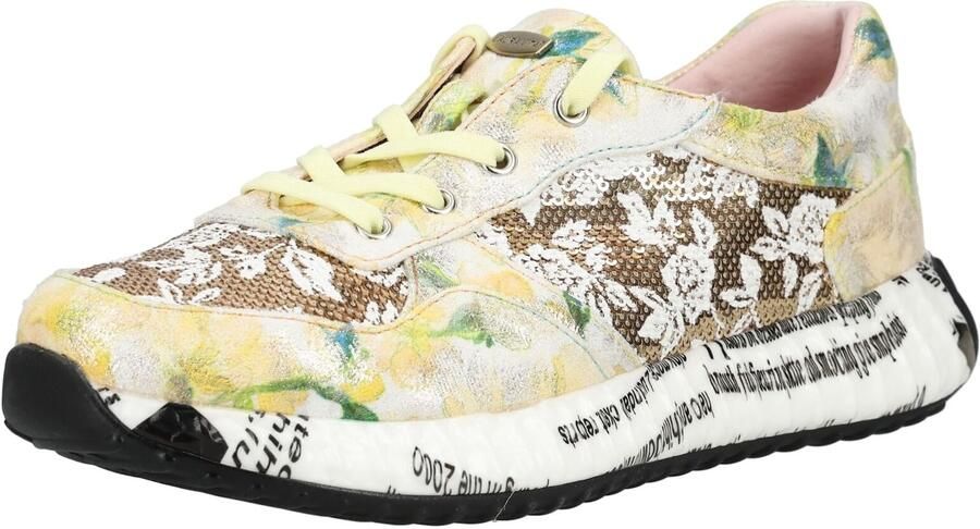 Laura Vita dames sneaker lichtgeel multi - Foto 7