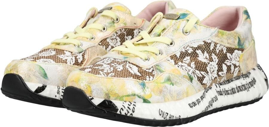 Laura Vita dames sneaker lichtgeel multi - Foto 8