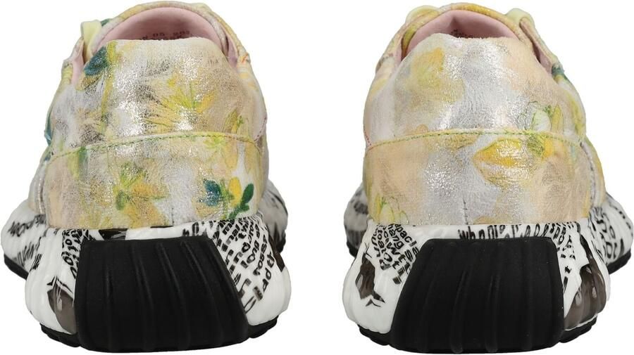 Laura Vita dames sneaker lichtgeel multi - Foto 5
