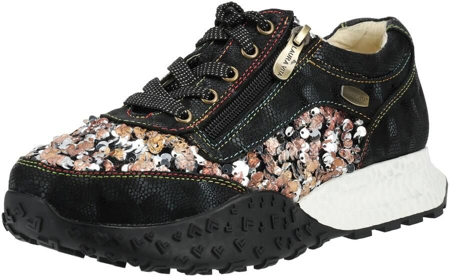 Laura Vita Sneakers laag rose-goud zwart