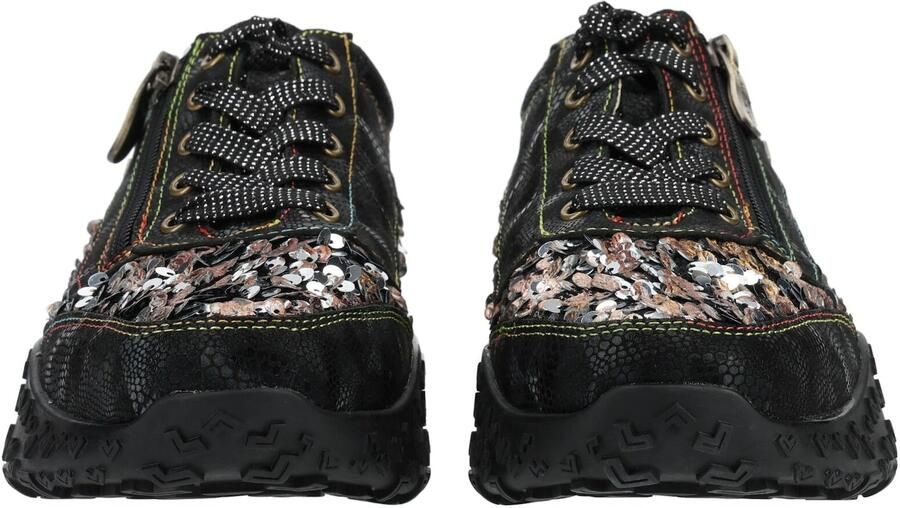 Laura Vita Sneakers laag rose-goud zwart - Foto 4