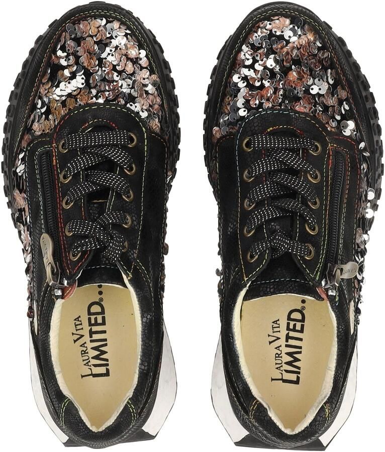 Laura Vita Sneakers laag rose-goud zwart - Foto 2