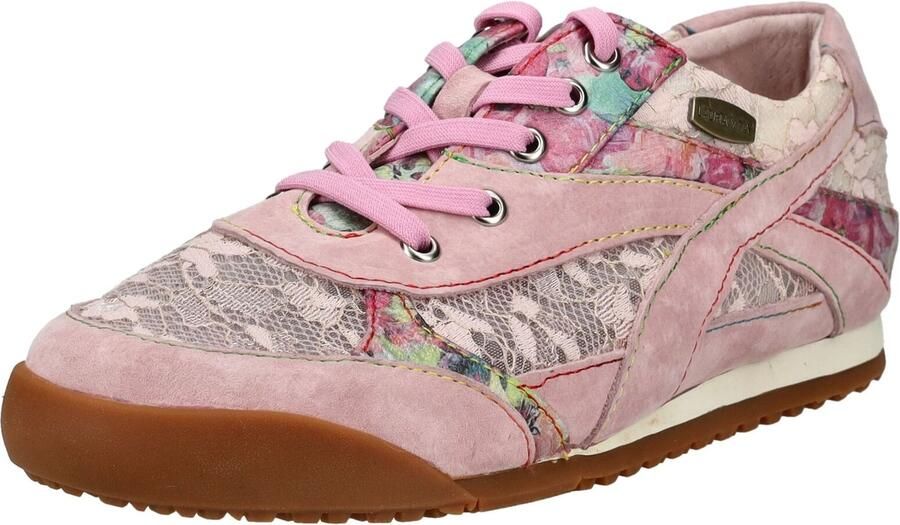 Laura Vita Sneakers laag turquoise pitaja roze oudroze pastelroze