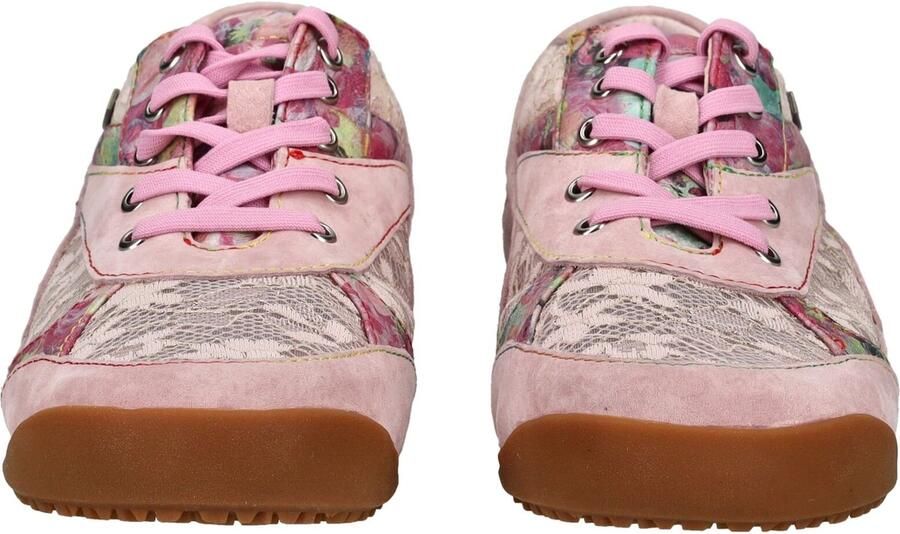 Laura Vita Sneakers laag turquoise pitaja roze oudroze pastelroze - Foto 4