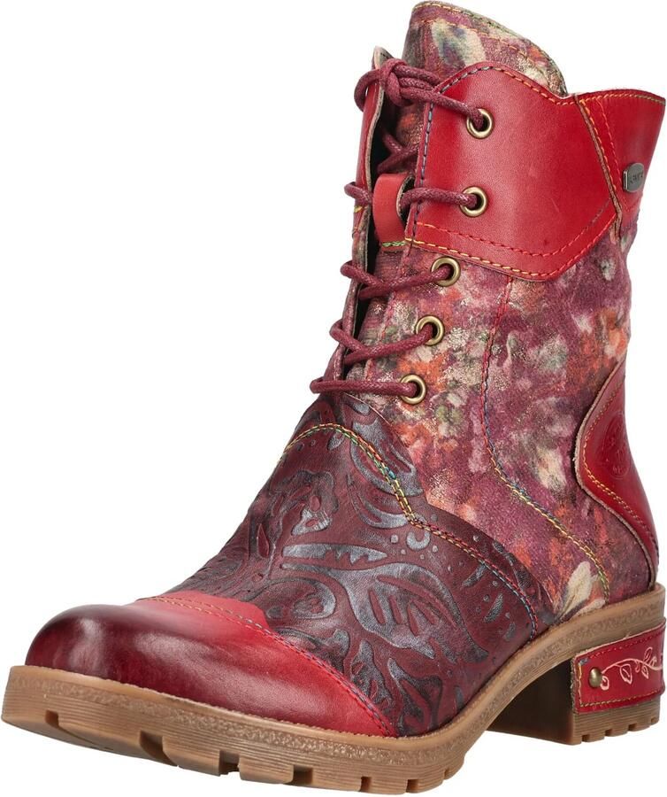 Laura Vita Veterboot Cocrailo 24 SOA0053-24G Grenat Rood