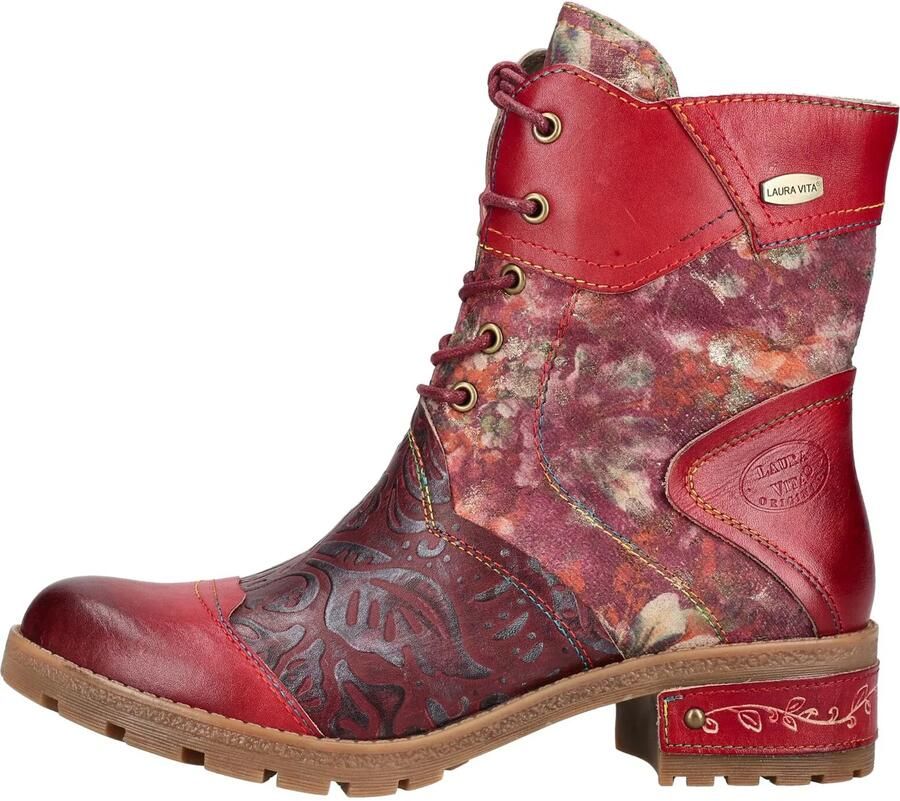 Laura Vita Veterboot Cocrailo 24 SOA0053-24G Grenat Rood - Foto 3