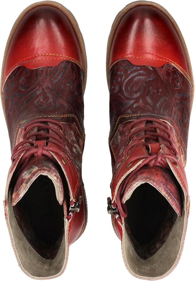 Laura Vita Veterboot Cocrailo 24 SOA0053-24G Grenat Rood - Foto 6