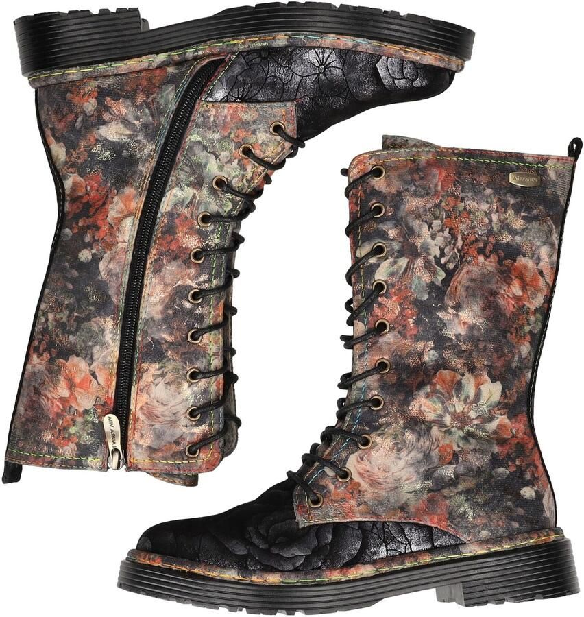 Laura Vita Incaso 18 Eclipse Laarzen Multicolor Leer Dames Multi - Foto 4