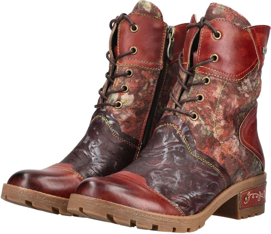 Laura Vita Veterboot Cocrailo 24 SOA0053-24G Chataigne Roodbruin - Foto 4