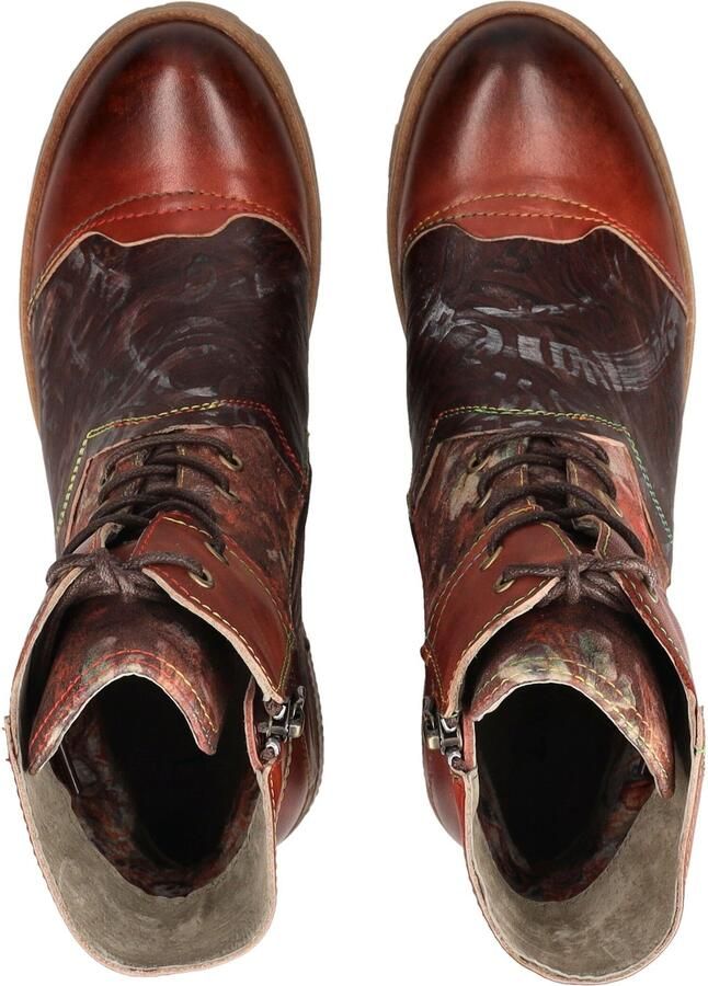 Laura Vita Veterboot Cocrailo 24 SOA0053-24G Chataigne Roodbruin - Foto 7