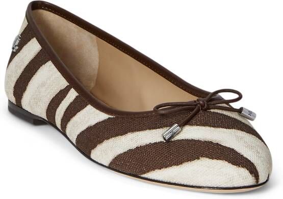Lauren Ralph Lauren Ballerina's met strikapplicatie model 'JAYNA'