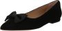 Lauren Ralph Lauren Ballerinas Londyn Bow Flats Ballet in zwart - Thumbnail 2