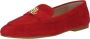 LAUREN RALPH LAUREN Loafers Dames Averi Iii Flats Loafer Maat: 42 Materiaal: Suède Kleur: Rood - Thumbnail 6