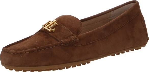Lauren Ralph Lauren Leren loafers met labelapplicatie van Lauren Ralph LaureL model 'BARNSBURY' - Foto 3