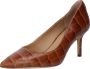 Ralph Lauren Décolleté Lanette van leer met krokodillenprint Brown Dames - Thumbnail 2