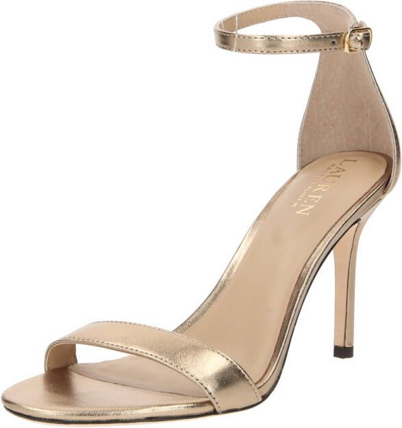 Lauren Ralph Lauren Sandalen Allie Heel Sandal in goud