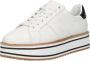 Ralph Lauren Sneaker Amelia in leer met plateau White Dames - Thumbnail 3
