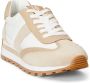 Lauren Ralph Lauren Sneakers van leermix met reliëflogo model 'Dani' - Thumbnail 3