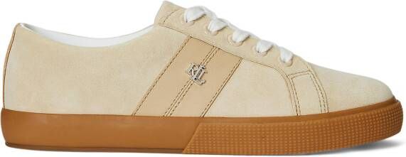 Lauren Ralph Lauren Sneakers van leer met labelapplicatie model 'JANSON II'