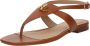 Lauren Ralph Lauren Sandalen Everley Sandals Flat Sandal in bruin - Thumbnail 4
