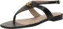 Lauren Ralph Lauren Sandalen van leer met labeldetail model 'EVERLY' - Thumbnail 1