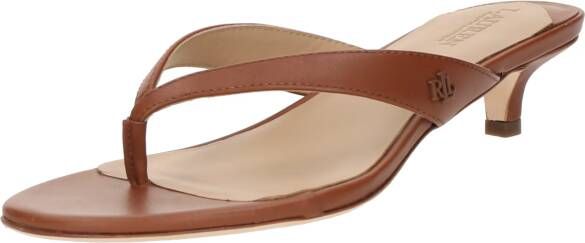 Lauren Ralph Lauren Sandalen met hak Francesa Sandals Heel Sandal in bruin