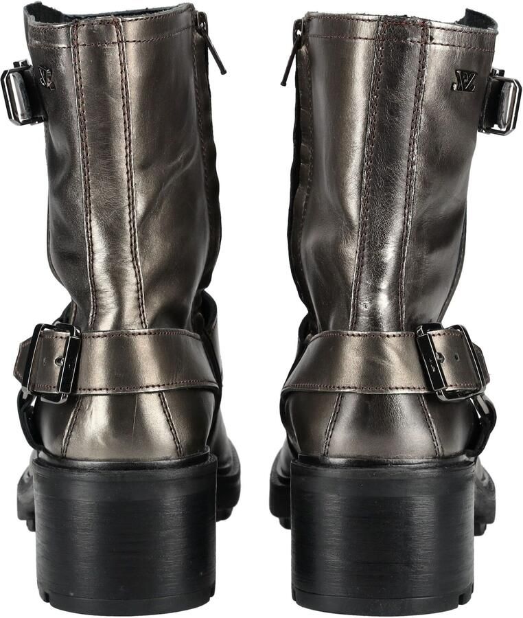 Lazamani Vintage Biker boots zilver Leer Dames - Foto 3