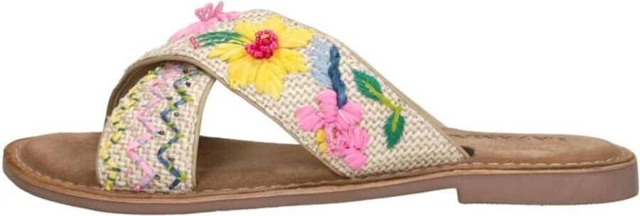 Lazamani Jute Slippers beige Textiel Dames