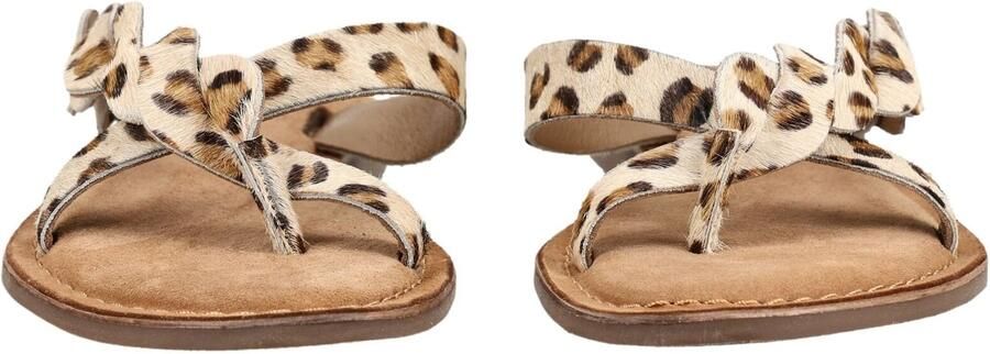 Lazamani Avi Dames Slippers Ponyhaar Beige - Foto 5