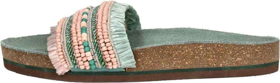 Lazamani Florita Dames Slippers Sage