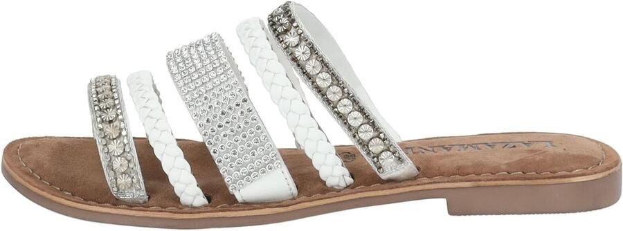 Lazamani Dames Slippers Leer 75.879 White - Foto 6