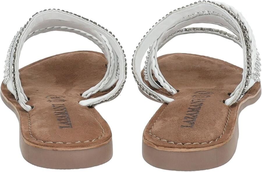 Lazamani Dames Slippers Leer 75.879 White - Foto 3