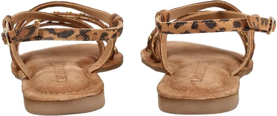 LAZAMANI Sandalen met riem beige bruin goud - Foto 12