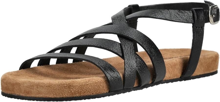Lazamani Lotta Dames Sandalen Leer Black - Foto 2