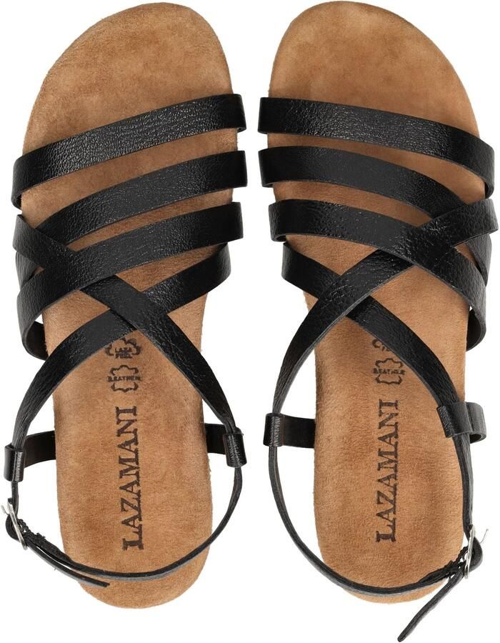 Lazamani Lotta Dames Sandalen Leer Black - Foto 4
