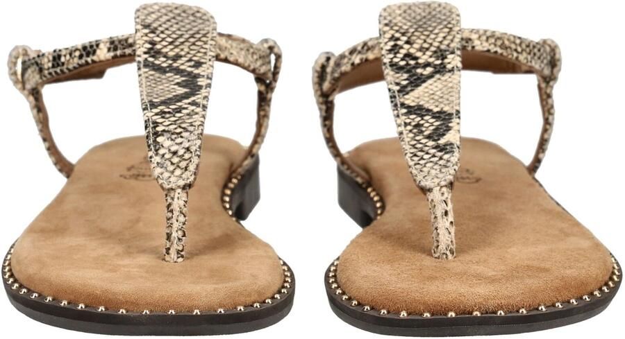 LAZAMANI Teenslipper beige bruin goud - Foto 3
