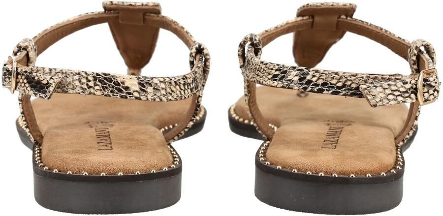 LAZAMANI Teenslipper beige bruin goud - Foto 4