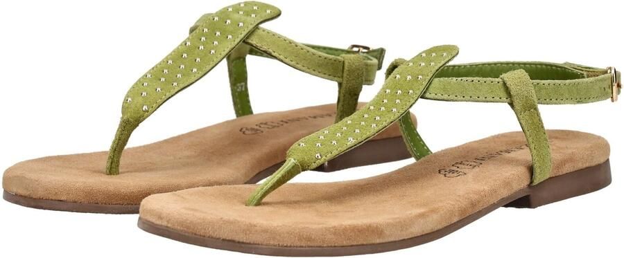 LAZAMANI Teenslipper beige bruin groen - Foto 5