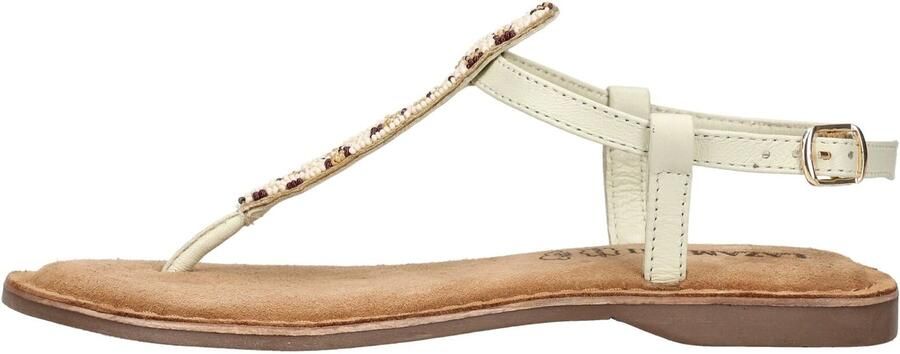 LAZAMANI Teenslipper beige bruin wit - Foto 6